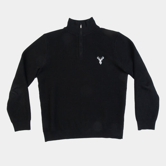 Mesh Knit Quarter Zip