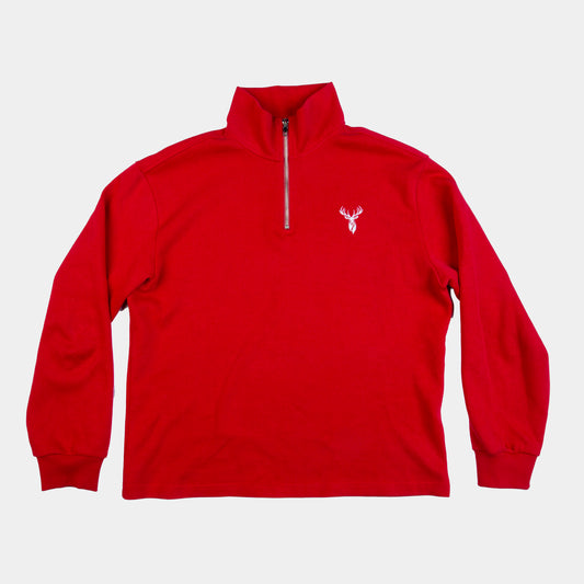 The Crimson Quarter Zip